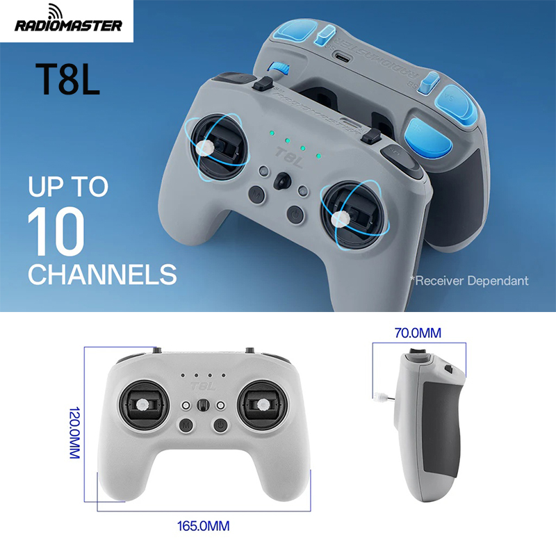 Drone Gimbal Controller - RadioMaster T8L Funkfernsteuerung M2 2.4GHz ExpressLRS